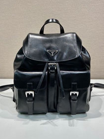 Prada original calfskin medium backpack 1BZ811 black