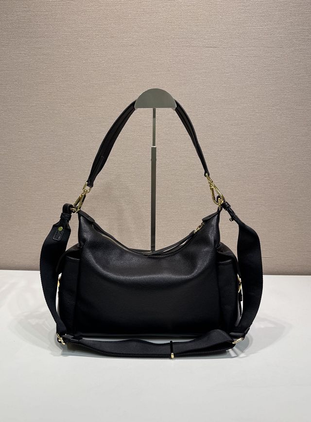 Prada original lambskin explore shoulder bag 1BC264 black