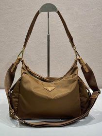 Prada original nylon explore shoulder bag 1BC264 brown