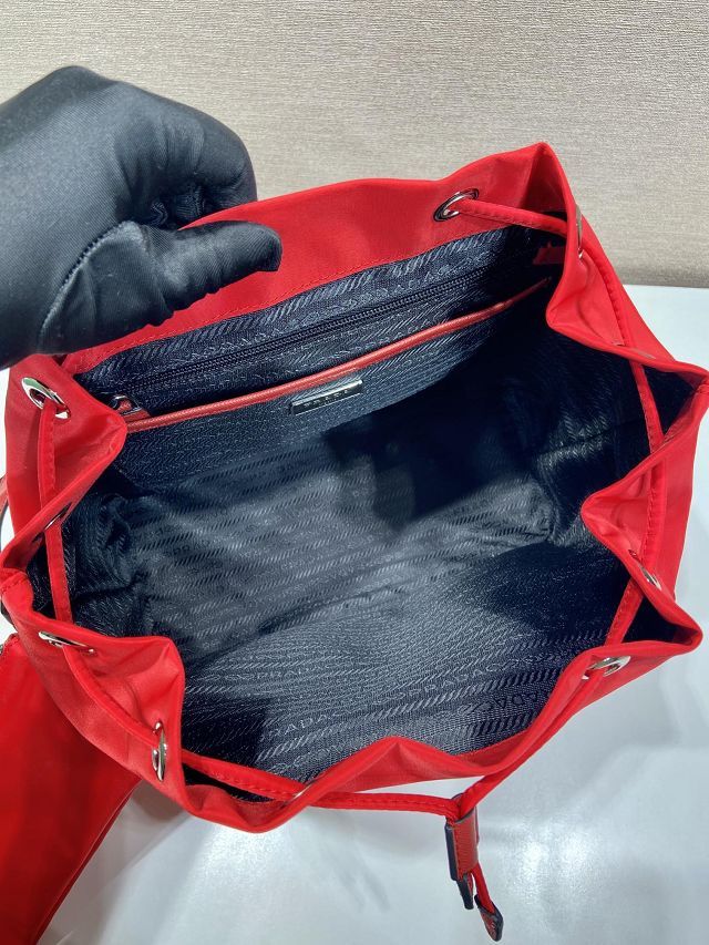 Prada original nylon medium backpack 1BZ811 red