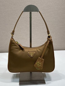 Prada original nylon re-edition 2005 mini bag 1N204M brown