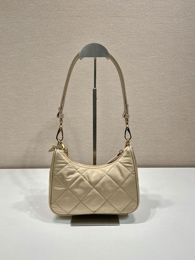 Prada original nylon re-edition mini bag 1BC204 beige