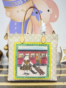 Louis vuitton original meowgram canvas carry it bag M15128