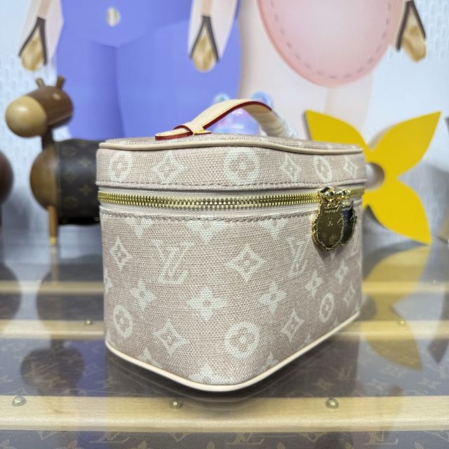 Louis vuitton original meowgram canvas mini nice cosmetic case M15170