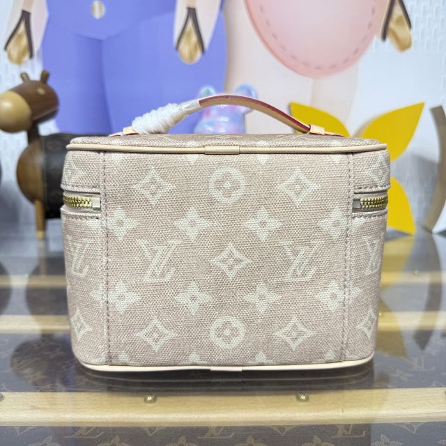 Louis vuitton original meowgram canvas mini nice cosmetic case M15170