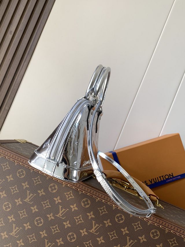Louis vuitton original miroir canvas alma BB M26335 silver