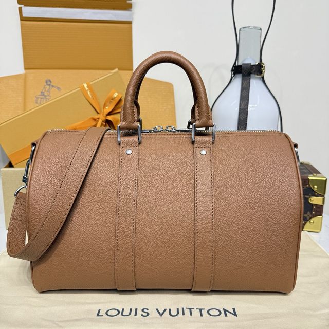 Louis vuitton original calfskin keepall 35 M25980 brown