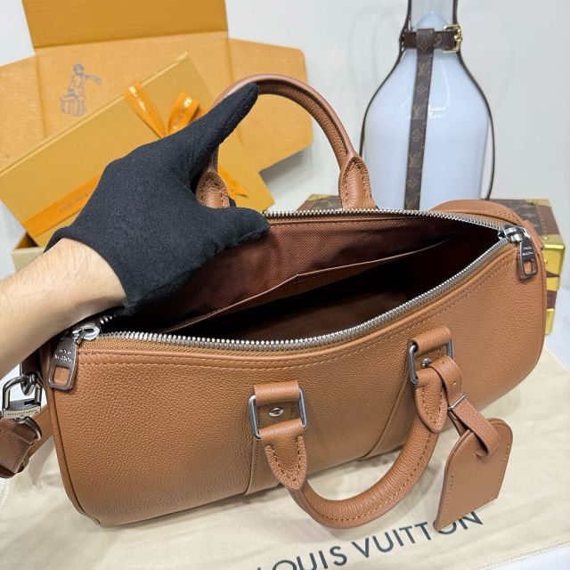Louis vuitton original calfskin keepall 35 M25980 brown