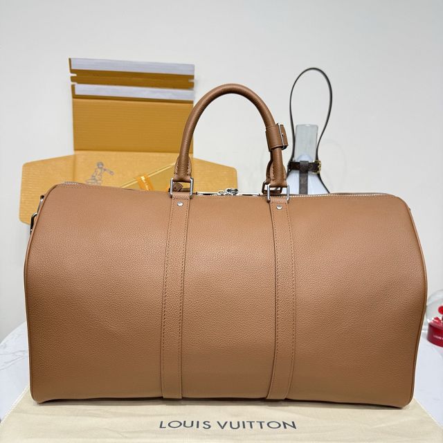 Louis vuitton original calfskin keepall 50 M26065 brown