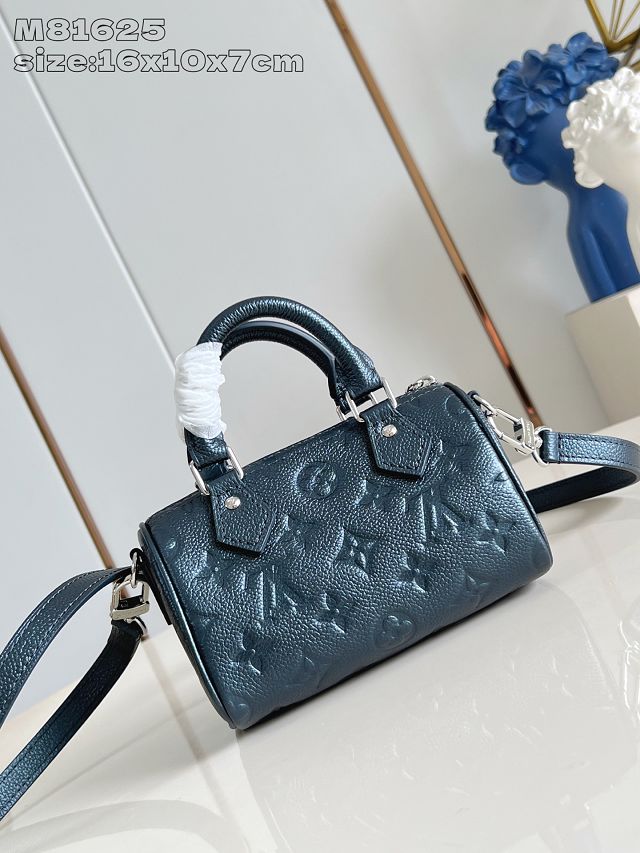 Louis vuitton original calfskin nano speedy M26510 shimmery ink