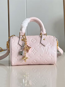 Louis vuitton original calfskin nano speedy M27107 snowy pearl