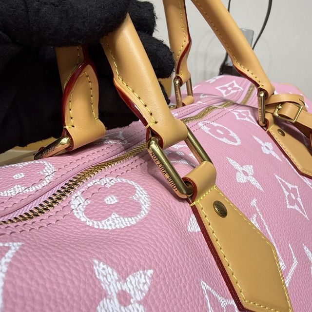Louis vuitton original soft calfskin speedy P9 50 M11565 pink
