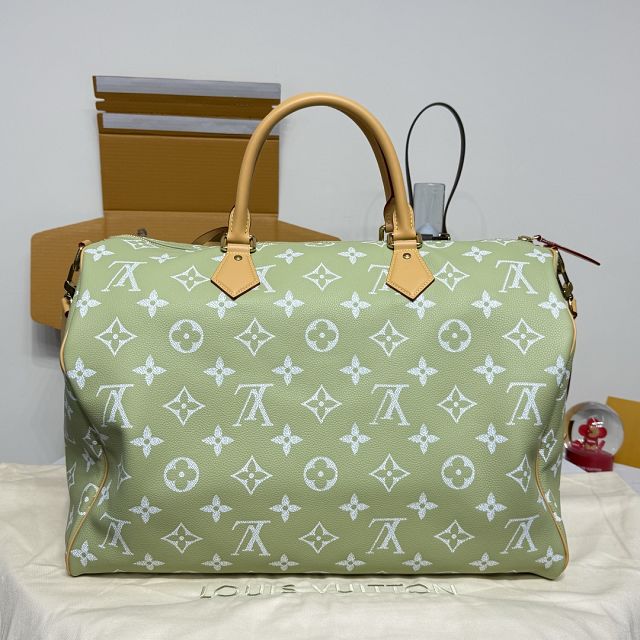 Louis vuitton original soft calfskin speedy P9 50 M13927 green