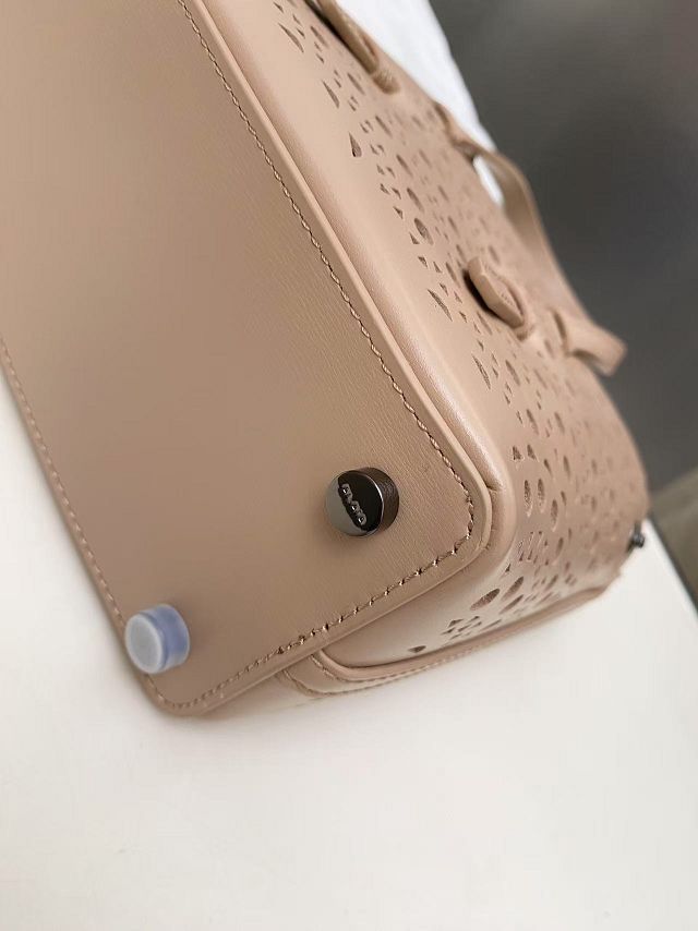 Alaia original vienne wave calfskin mina 16 bag AL0005 desert