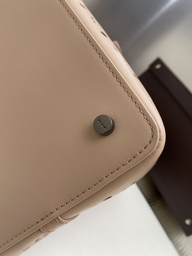 Alaia original vienne wave calfskin mina 32 bag AL0007 desert