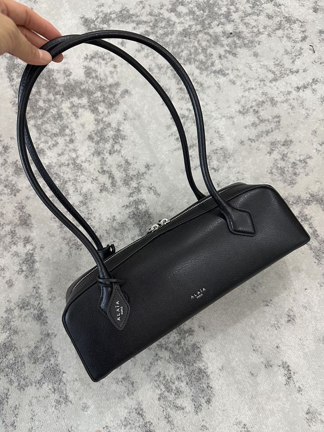 Alaia original lambskin le teckel medium bag AL0024 black