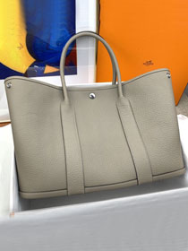Hermes original negonda leather garden party large 36 bag HG0036 grey asphalte 