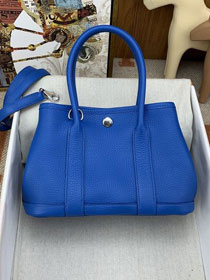 Hermes original negonda leather mini garden party 23 bag HG0023 blue hydra
