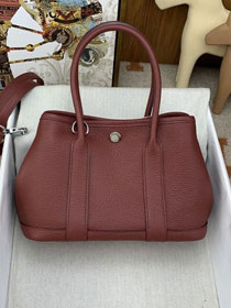 Hermes original negonda leather mini garden party 23 bag HG0023 bordeaux