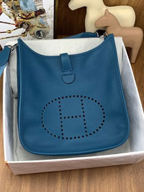 Hermes original togo leather evelyne pm shoulder bag E29 colvert 