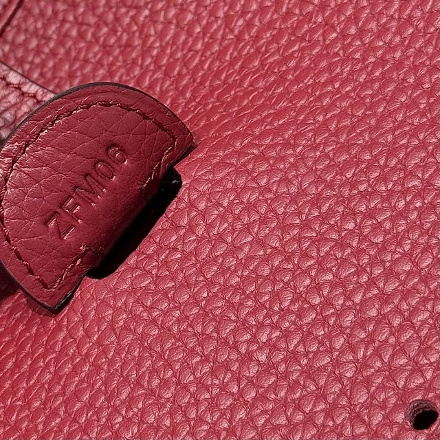 Hermes original togo leather evelyne pm shoulder bag E29 ruby