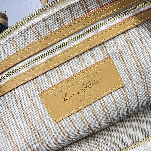 Louis vuitton monogram canvas keepall 45 M28238 white