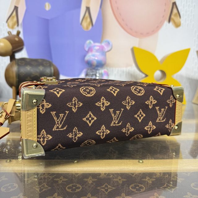 Louis vuitton original monogram canvas side trunk mm M27516 brown