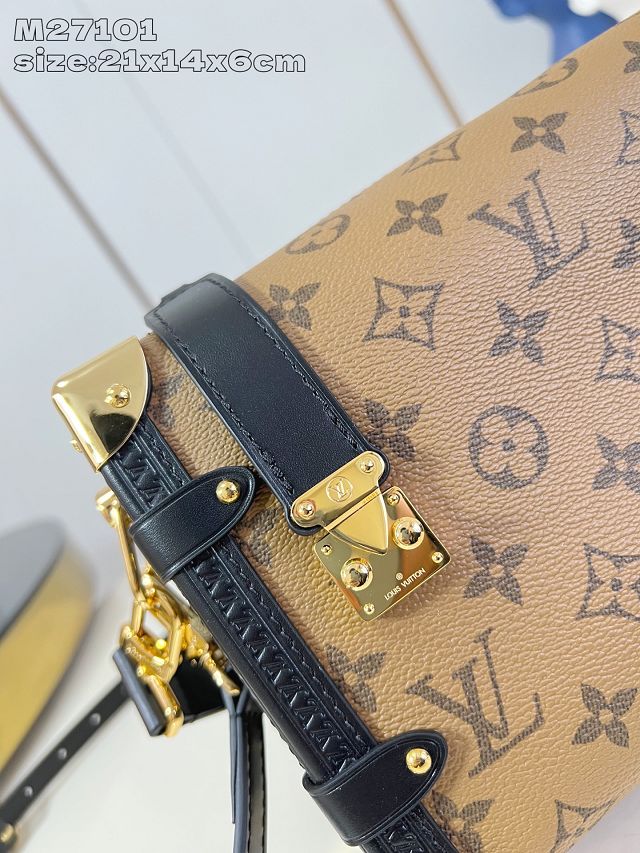 Louis vuitton original monogram reverse side trunk mm M27101 