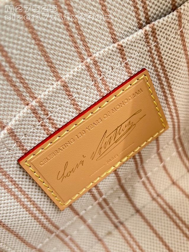 Louis vuitton original monogram canvas alma BB M27525 white