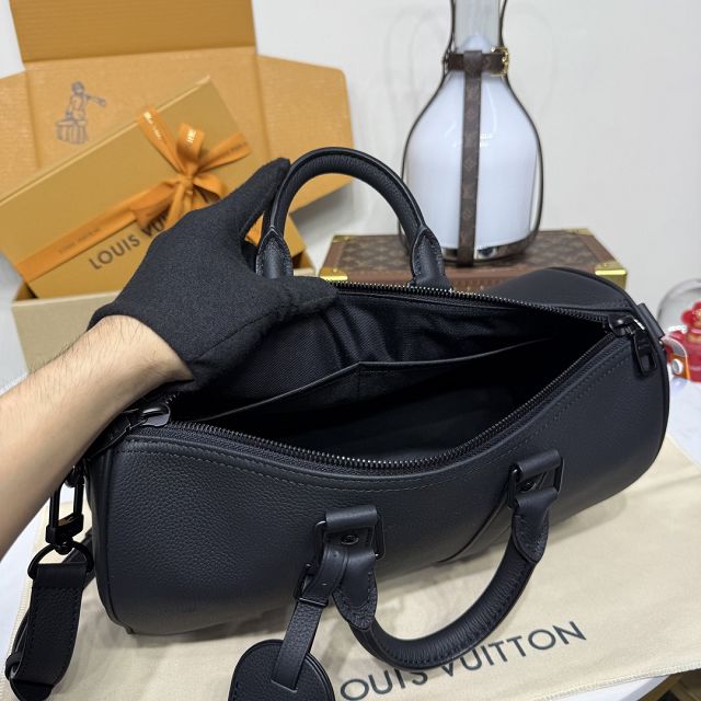 Louis vuitton original calfskin keepall 35 M15249 black