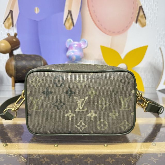 Louis vuitton original monogram canvas trocadero wearable wallet M26937 green