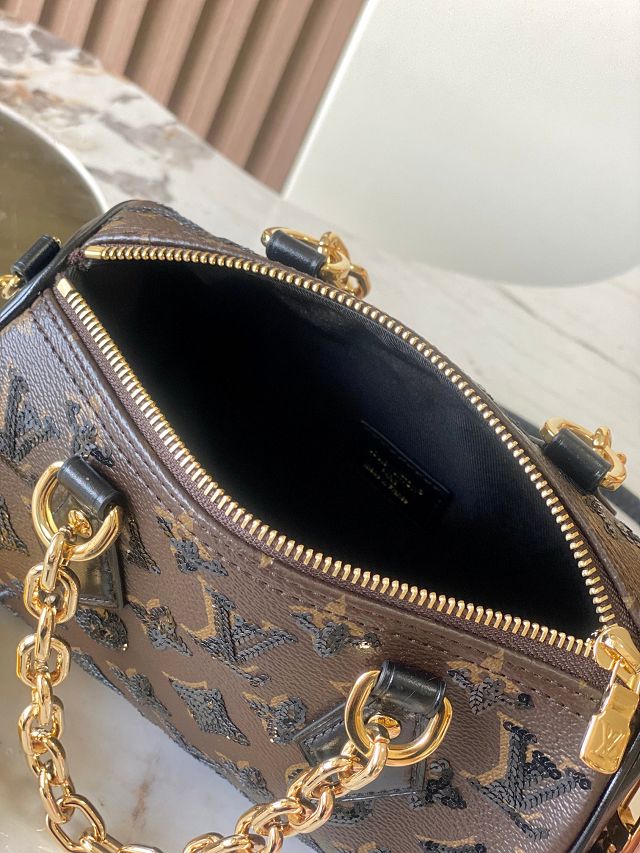 Louis vuitton original monogram sequins speedy 20 M26314