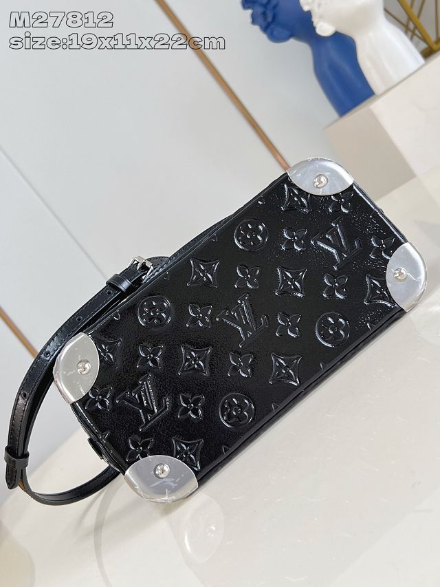 Louis vuitton original calfskin alma trunk BB M27812 black