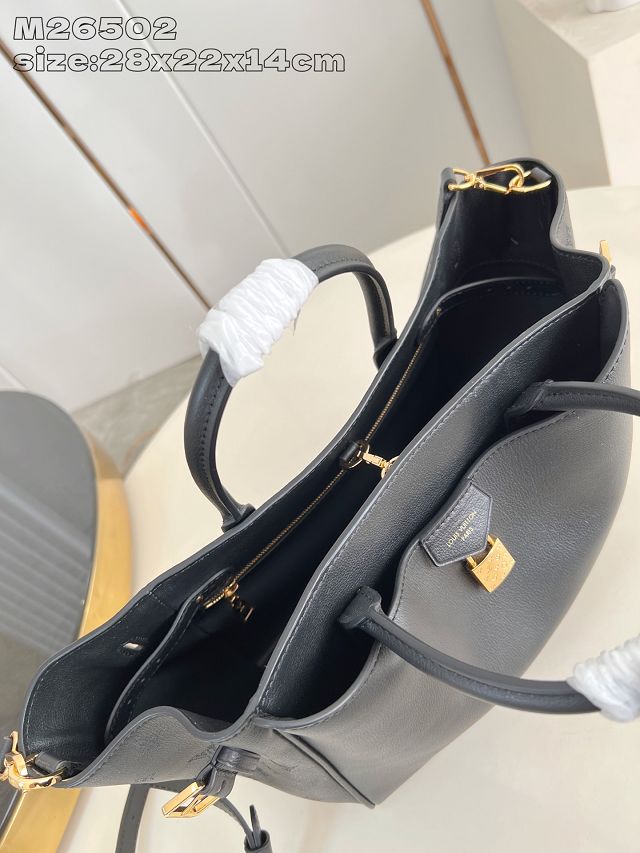 Louis vuitton original calfskin vendome pm handbag M26502 black