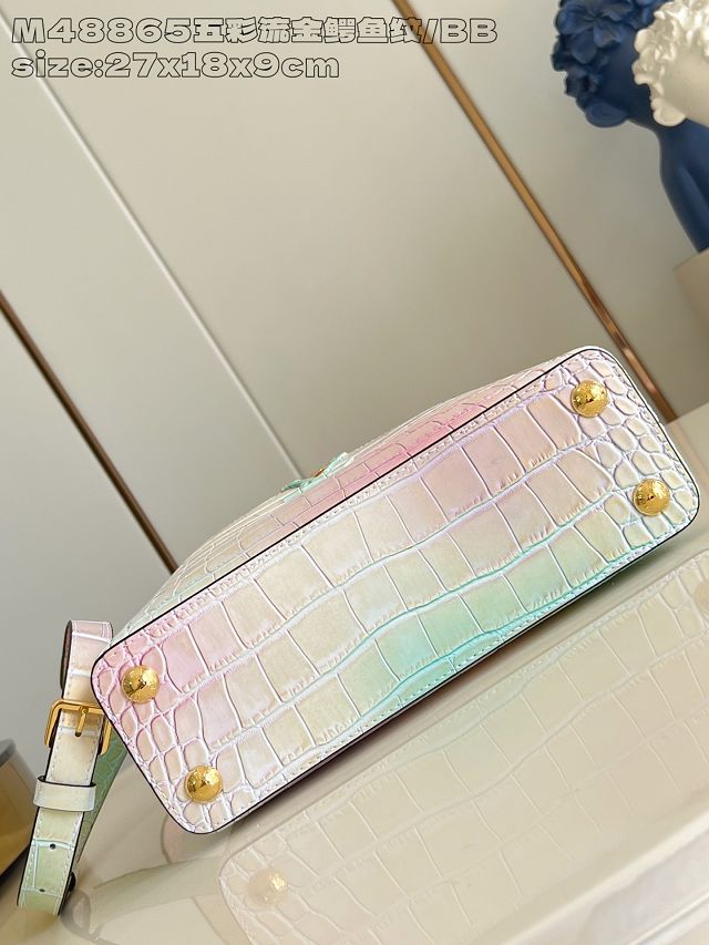 Louis vuitton original crocodile calfskin capucines BB handbag N93163 