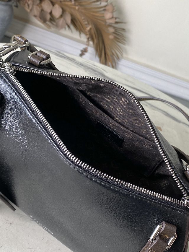 Louis vuitton original shiny calfskin express travel pm M27920 black