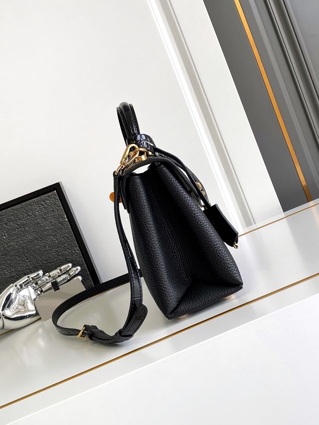 Louis vuitton original calfskin rose des vents pm handbag m86012 black