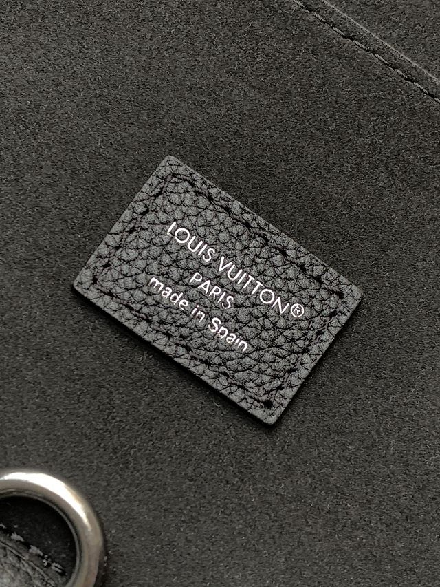 Louis vuitton original calfskin steamer 30 handbag M27061 black