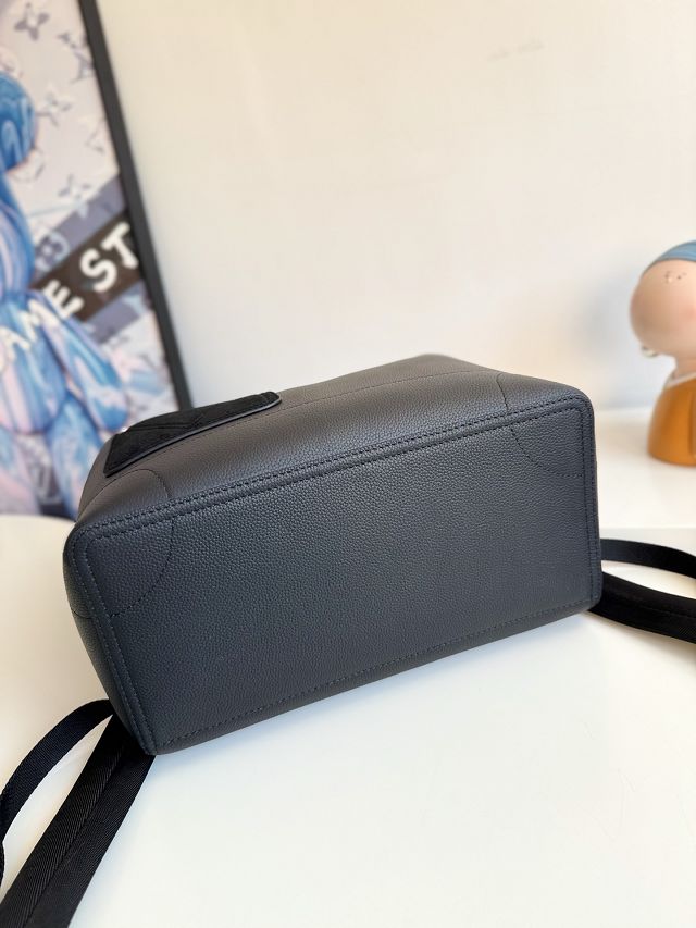 Louis vuitton original calfskin steamer backpack M27063 black