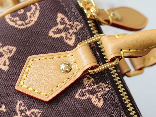 Louis vuitton original monogram canvas nano speedy M27610 brown