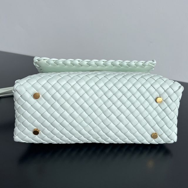 BV original lambskin patti top handle bag 776783 glacier