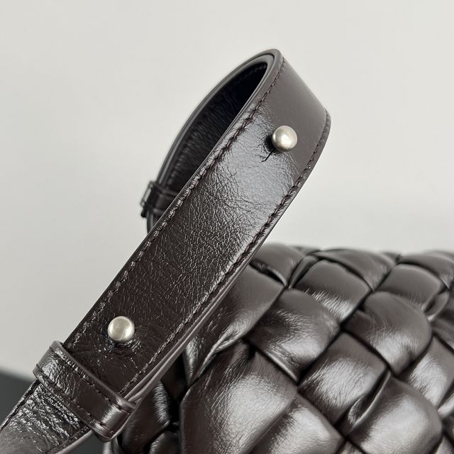 BV original rumple calfskin shoulder bag 776519 fondant