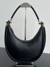 BV original lambskin moon bag 794902 black