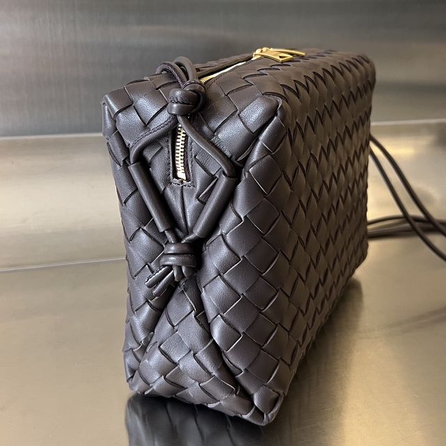 BV original lambskin medium loop camera bag 680256 grape