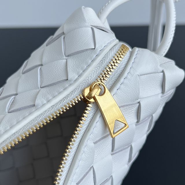 BV original lambskin mini loop camera bag 723547 white