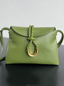 BV original calfskin baby liberta bag 826147 matcha