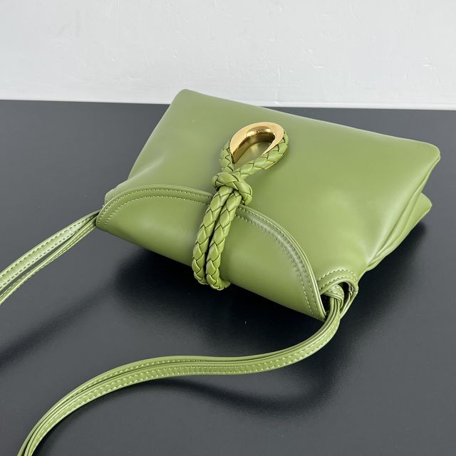 BV original calfskin baby liberta bag 826147 matcha