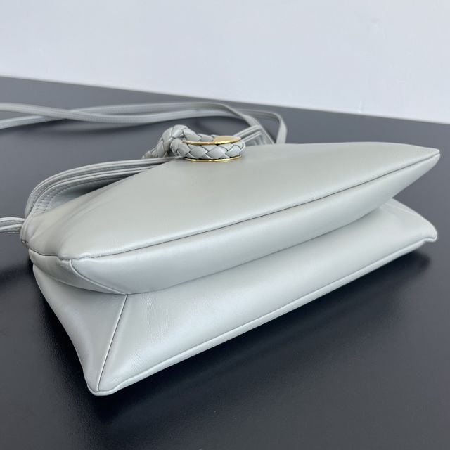 BV original calfskin small liberta bag 806030 agate grey