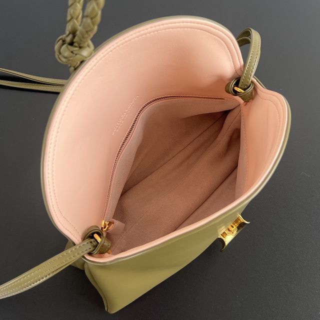 BV original calfskin small liberta bag 806030 seaweed