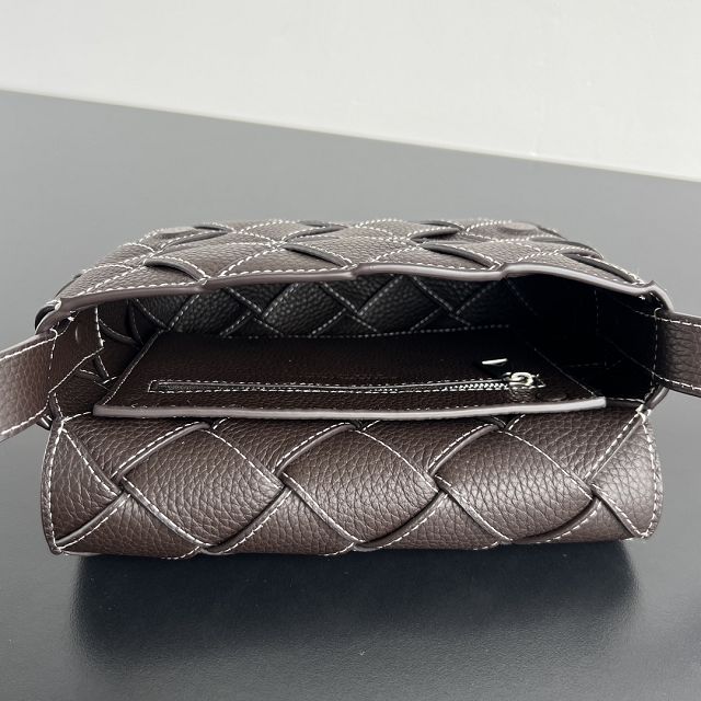 BV original calfskin diago shoulder bag 795637 